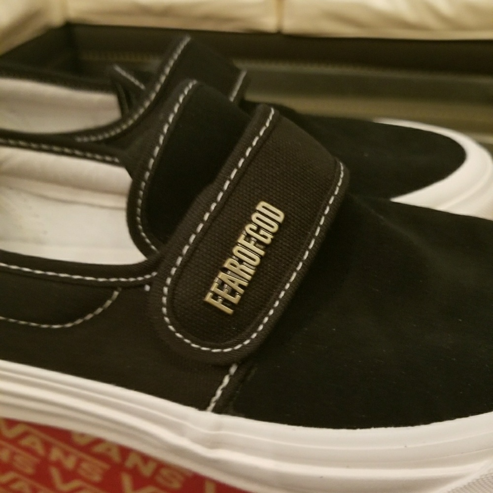 ⛪SOLD⛪ Fear of God x Vans x Maxfield Slip on Sz 8 - Picture 3 of 4